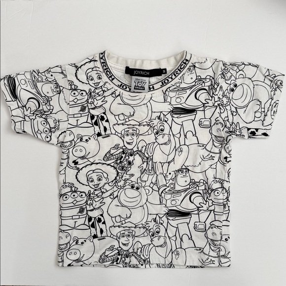 Joyrich Other - Joyrich Kids Toy Story Tee - Black and White, Toddler M 🖤